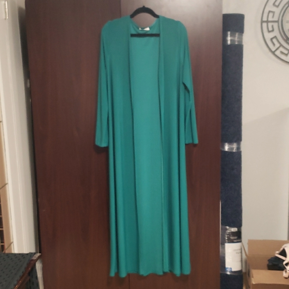 🌟New Price $25🌟Slinky Teal Duster